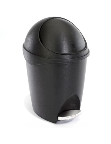 Poubelle Salle de Bain - Visor 6L - Noir