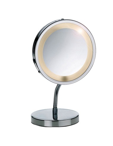 Miroir Maquillage Grossissant X3 - Led - sur Pied Orientable - Lola