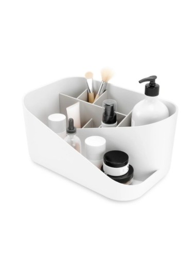 Organiseur pour Cosmétiques - Glam -  Blanc et Gris