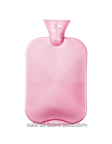 Bouillotte à Eau - Perle - Rose - 2L