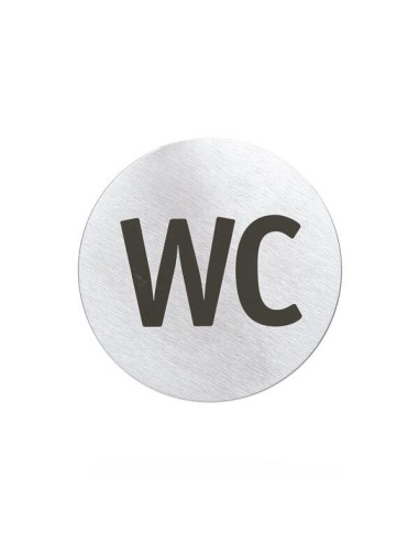 Pictogramme Rond Autocollant - Signo - WC