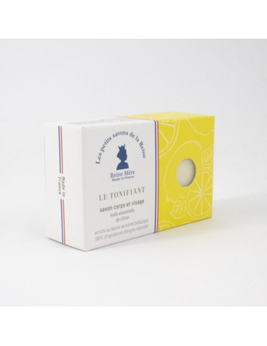 Savon "Le Tonifiant" Huile essentielle de Citron - 100% Naturel - Made in France